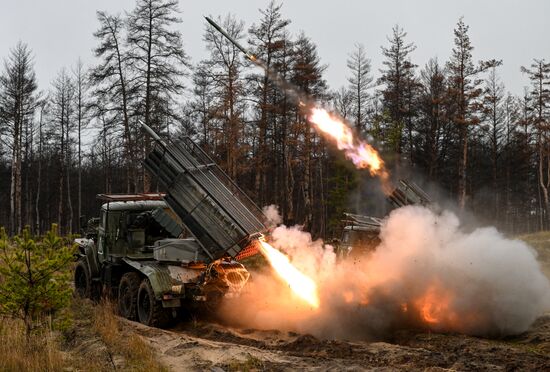 Russia Ukraine Military Operation Rocket Launchers