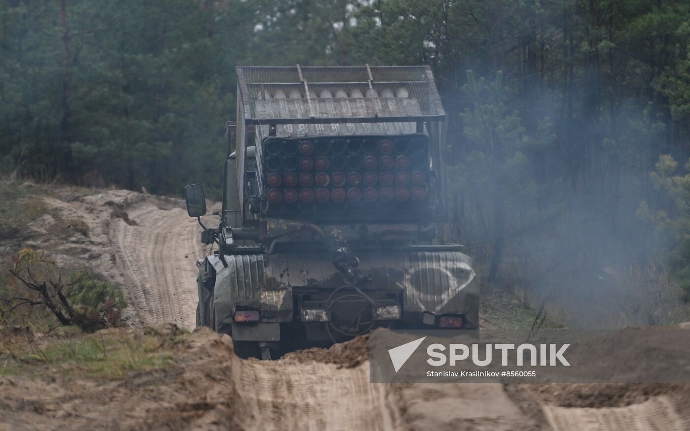 Russia Ukraine Military Operation Rocket Launchers