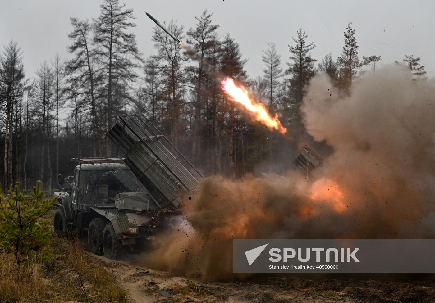 Russia Ukraine Military Operation Rocket Launchers