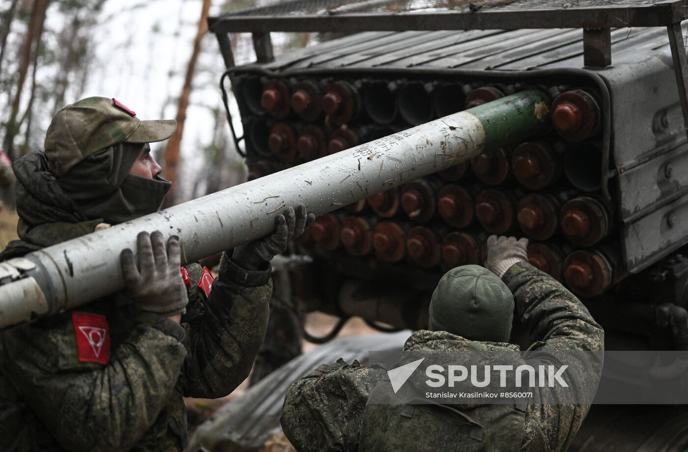 Russia Ukraine Military Operation Rocket Launchers