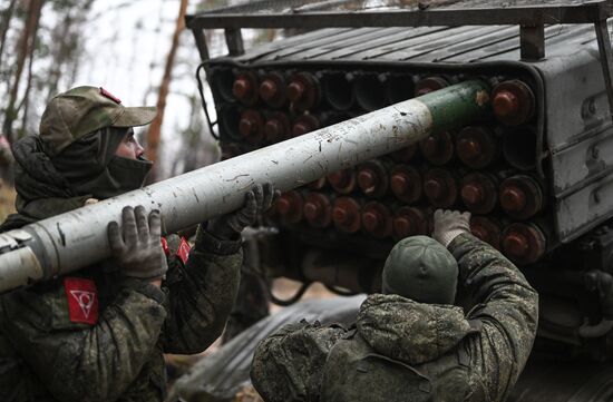 Russia Ukraine Military Operation Rocket Launchers