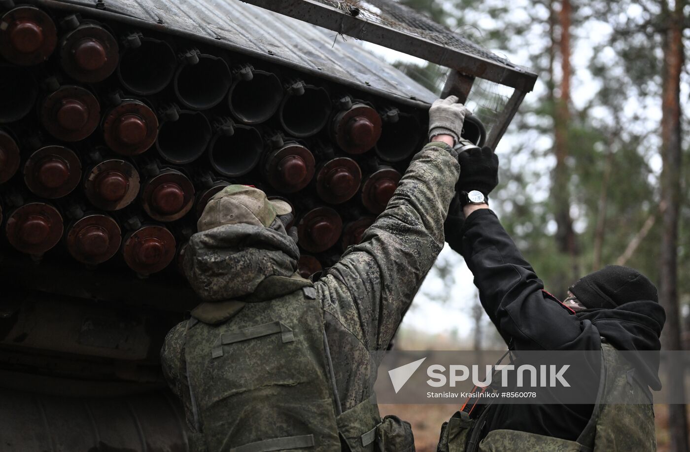 Russia Ukraine Military Operation Rocket Launchers