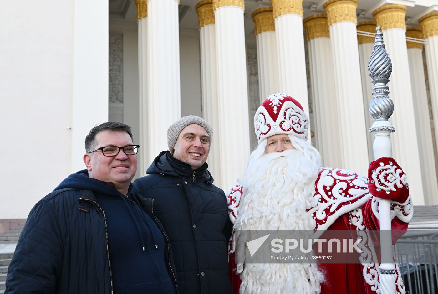 RUSSIA EXPO. Birthday celebration of Father Frost from Veliky Ustyug