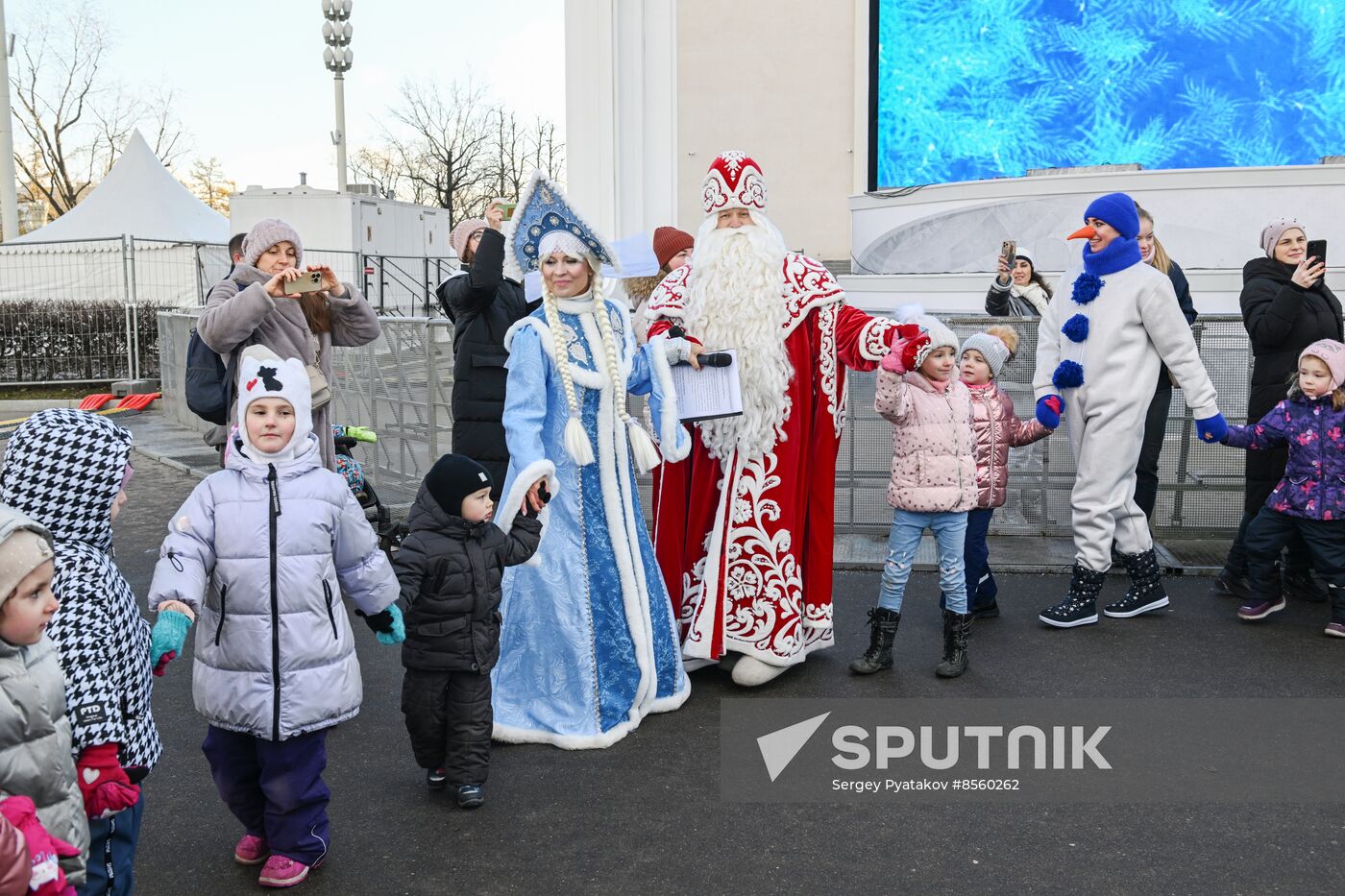 RUSSIA EXPO. Birthday celebration of Father Frost from Veliky Ustyug