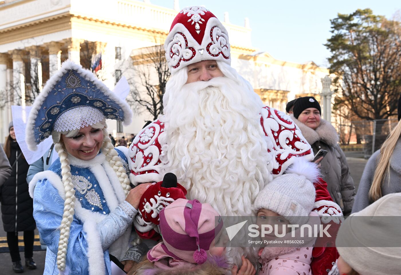 RUSSIA EXPO. Birthday celebration of Father Frost from Veliky Ustyug