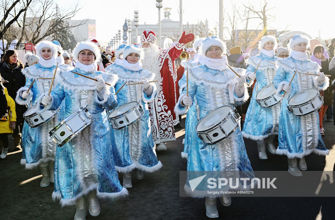 RUSSIA EXPO. Birthday celebration of Father Frost from Veliky Ustyug