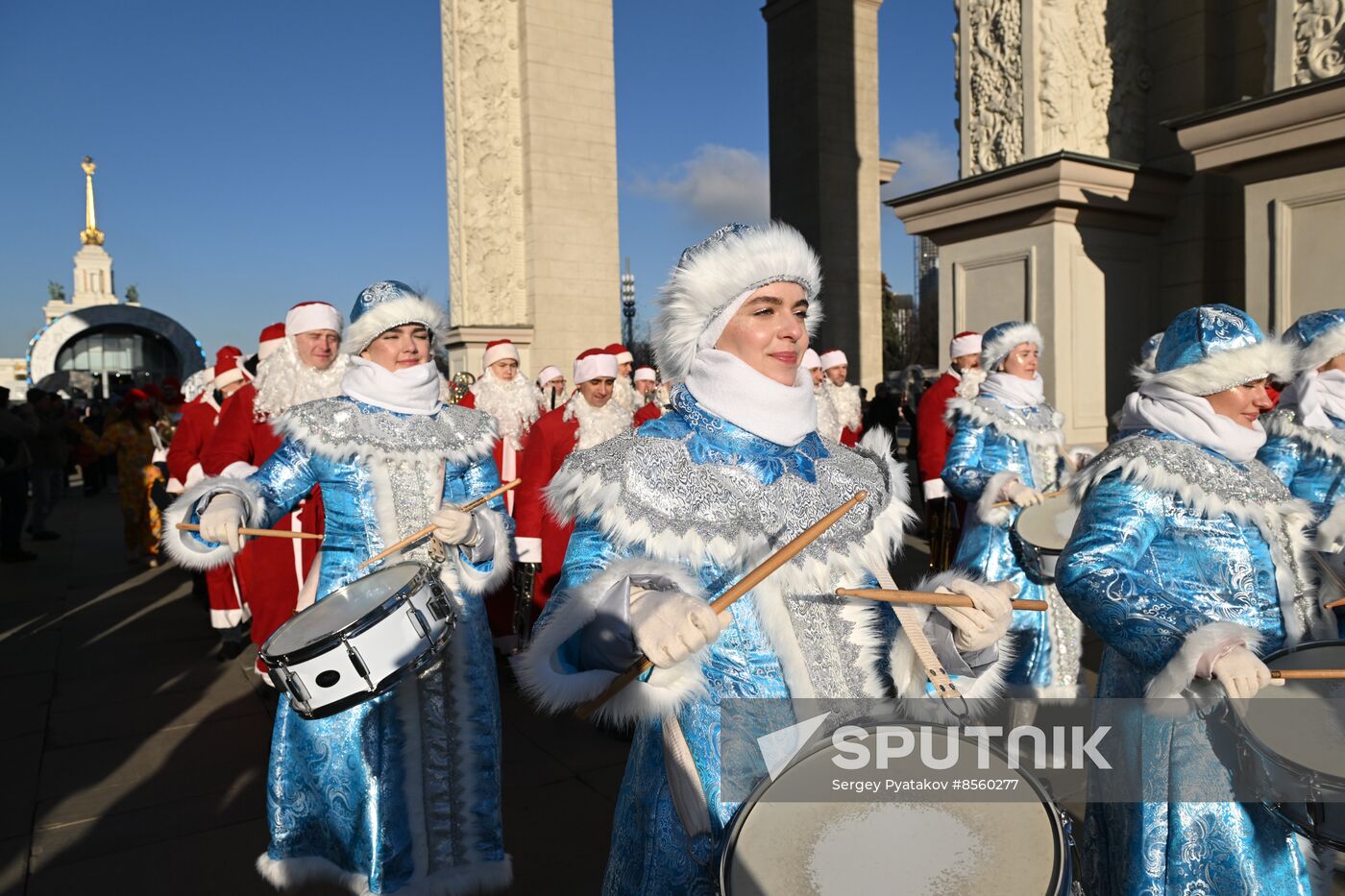 RUSSIA EXPO. Birthday celebration of Father Frost from Veliky Ustyug