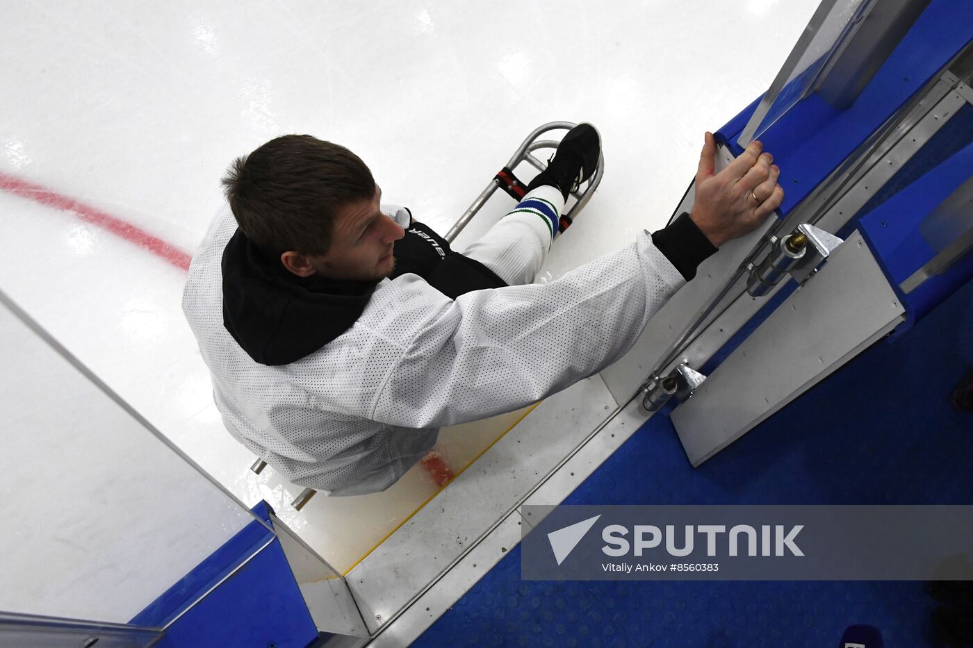 Russia Sledge Hockey Training
