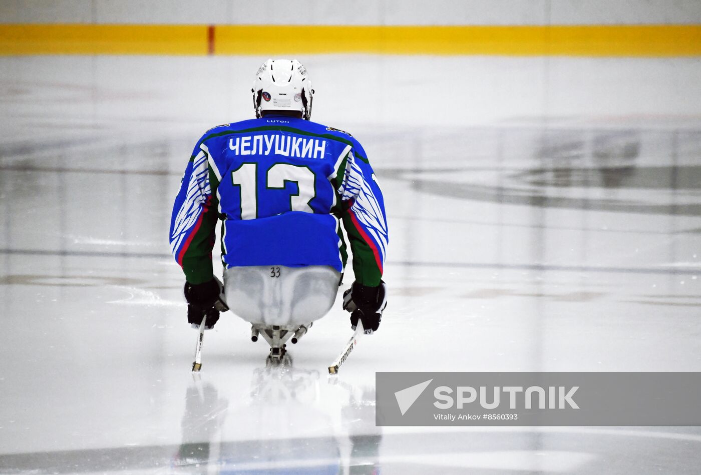 Russia Sledge Hockey Training