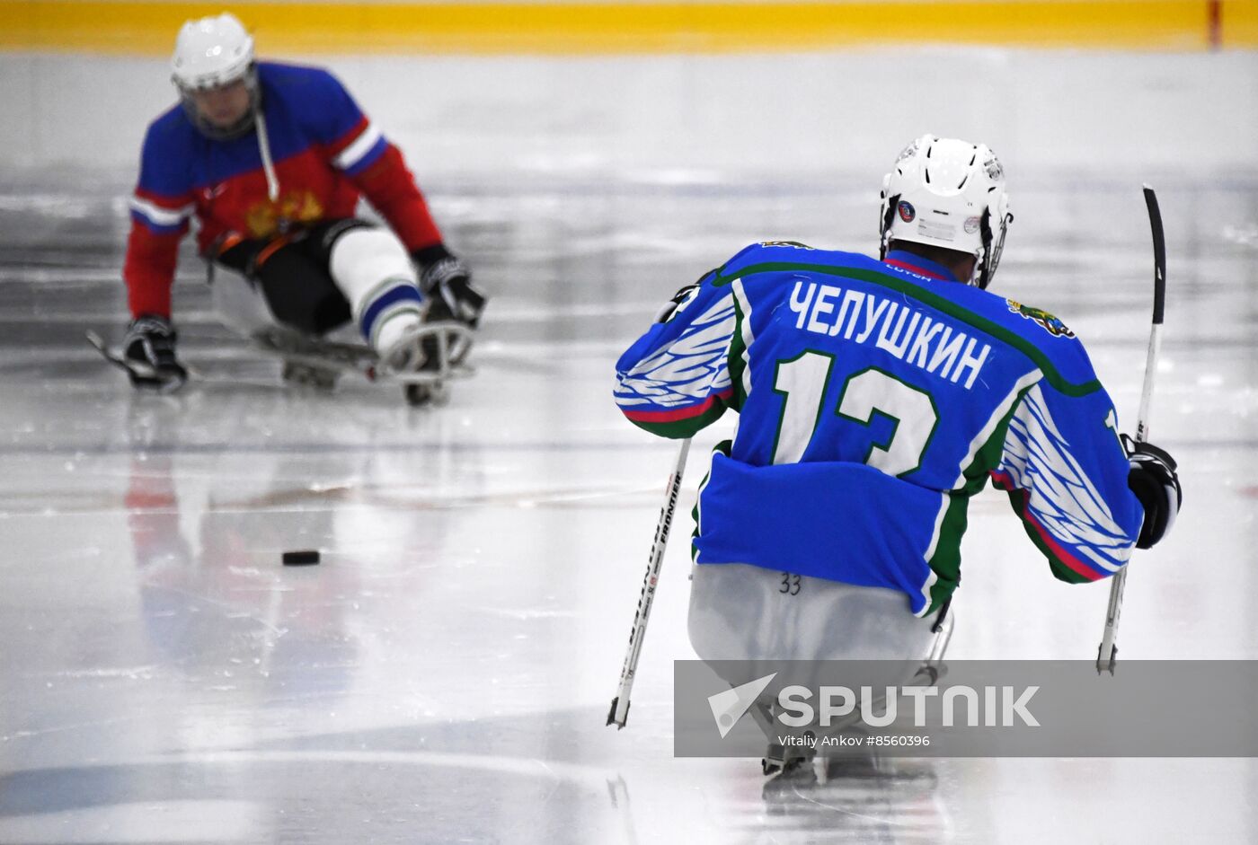 Russia Sledge Hockey Training