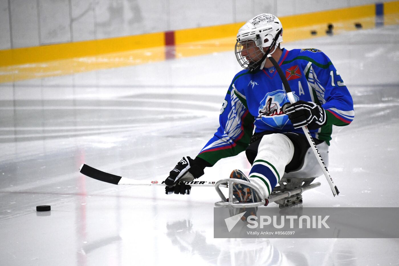 Russia Sledge Hockey Training