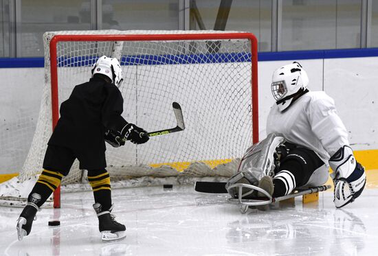 Russia Sledge Hockey Training