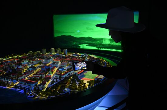 The International RUSSIA EXPO forum and exhibition. The Atom pavilion. Location: Russia, Moscow. Author: Kirill Kallinikov/Sputnik. International RUSSIA EXPO forum and exhibition