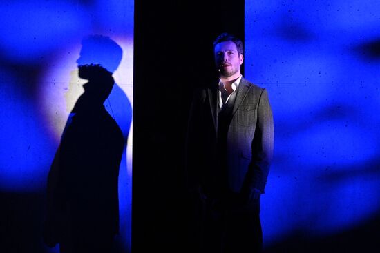 The International RUSSIA EXPO forum and exhibition. Media scrum at Pavilion 58 (The Slovo Museum of Slavic Literature). Pictured: Poet Alexei Shmelyov. Location: Russia, Moscow. Author: Ramil Sitdikov/Sputnik. RUSSIA EXPO. Concert: The Real Ones