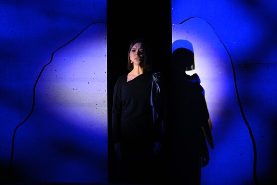 The International RUSSIA EXPO forum and exhibition. Pavilion 58 (The Slovo Museum of Slavic Literature). Pictured: Poetess Anna Revyakina, member of the Russian Writers' Union the Writers' Union of the Donetsk People's Republic. Location: Russia, Moscow. Author: Ramil Sitdikov/Sputnik. RUSSIA EXPO. Concert: The Real Ones