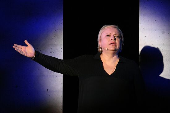 The International RUSSIA EXPO forum and exhibition. Pavilion 58 (The Slovo Museum of Slavic Literature). Pictured: Poetess Maria Vatutina. Location: Russia, Moscow. Author: Ramil Sitdikov/Sputnik. RUSSIA EXPO. Concert: The Real Ones