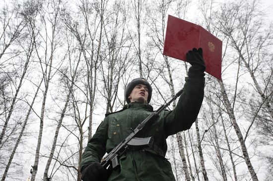 Russia Military Oath Day