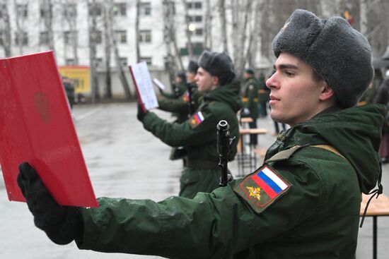 Russia Military Oath Day