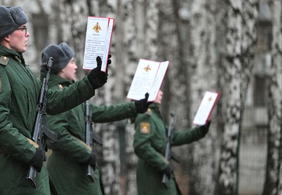 Russia Military Oath Day