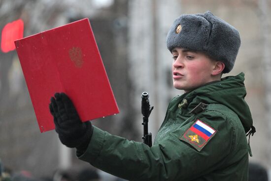 Russia Military Oath Day