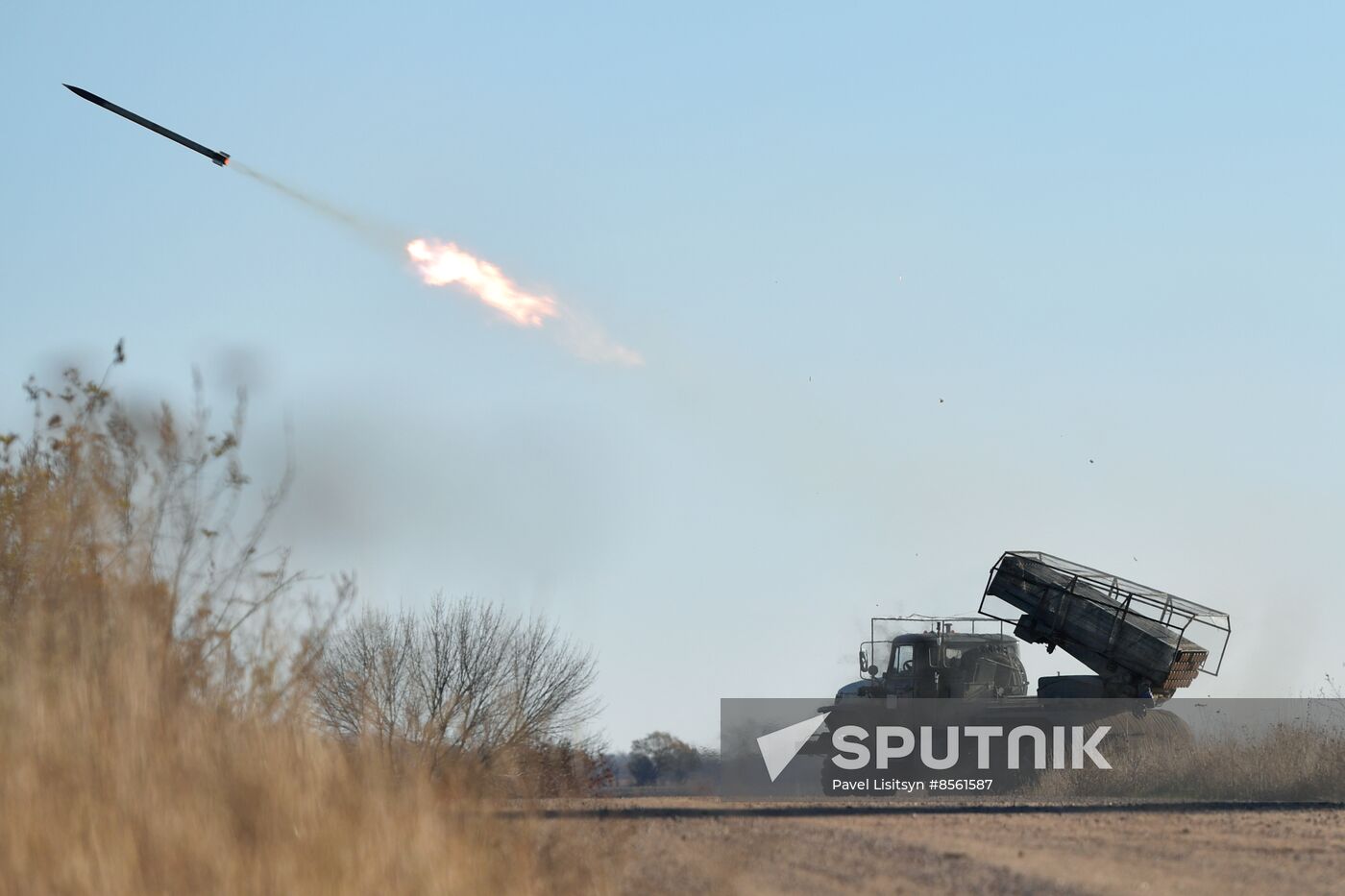 Russia Ukraine Military Operation Rocket Launchers