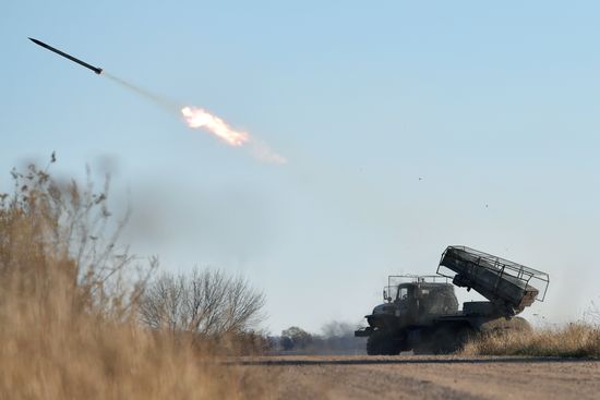 Russia Ukraine Military Operation Rocket Launchers