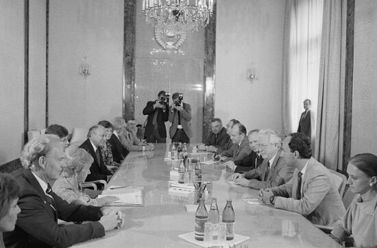 Soviet-American Peace Cruise on Volga
