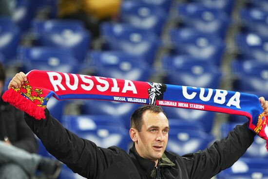Russia Soccer Friendly Russia - Cuba