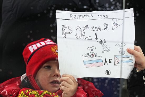 Russia Soccer Friendly Russia - Cuba