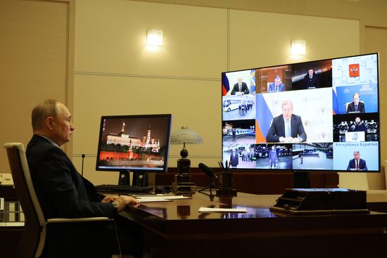 Russia Putin Public Transport