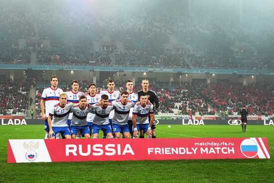 Russia Soccer Friendly Russia - Cuba
