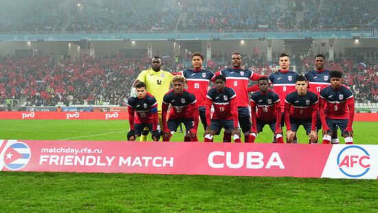 Russia Vs Cuba LIVE Score UPDATE Today 2023 Friendly International Soccer  Football Nov 20 2023 