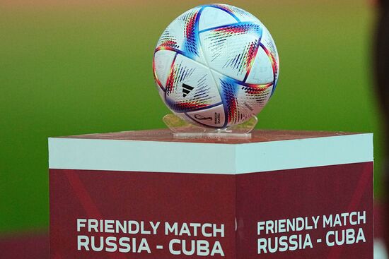 Russia Soccer Friendly Russia - Cuba