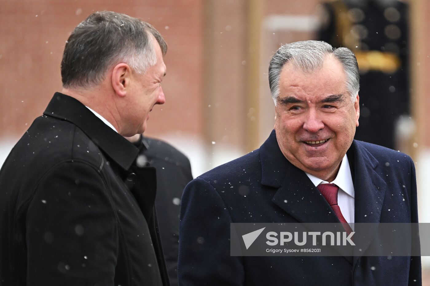 Russia Tajikistan Wreath Laying