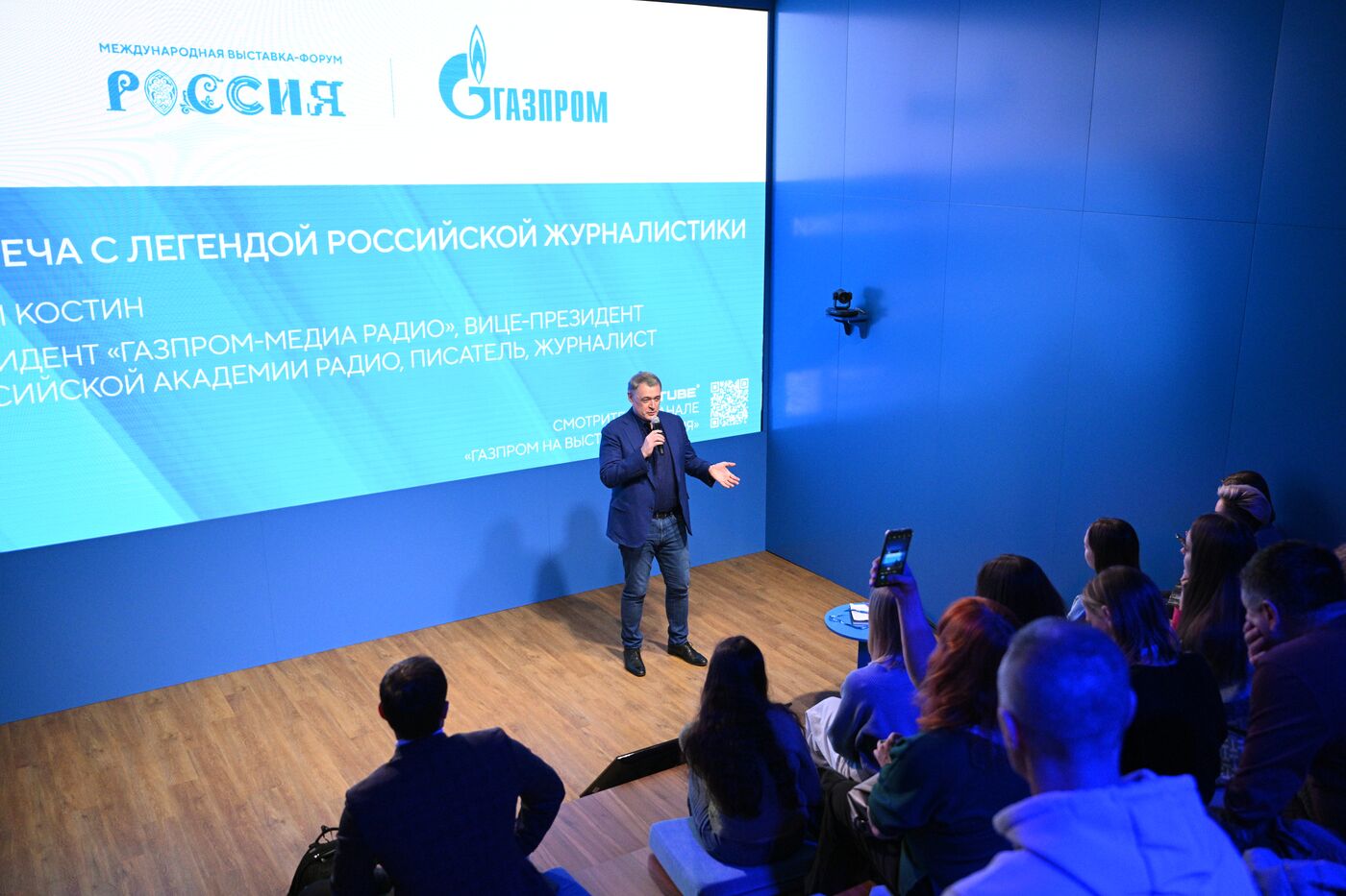 RUSSIA EXPO. Meeting with Russian journalism legend Yury Kostin