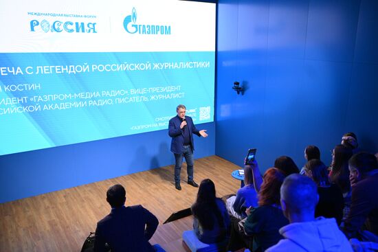 RUSSIA EXPO. Meeting with Russian journalism legend Yury Kostin