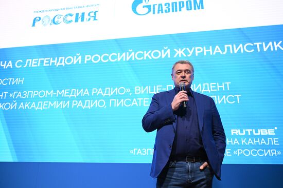 RUSSIA EXPO. Meeting with Russian journalism legend Yury Kostin