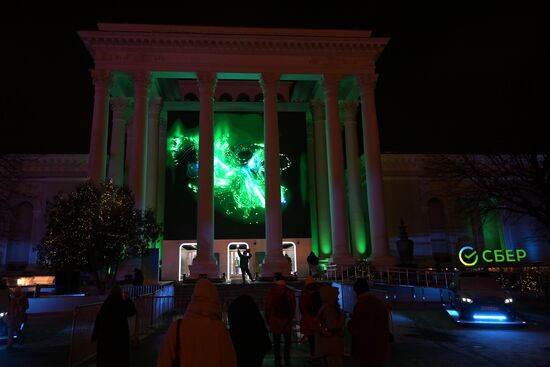 RUSSIA EXPO. Projection mapping show