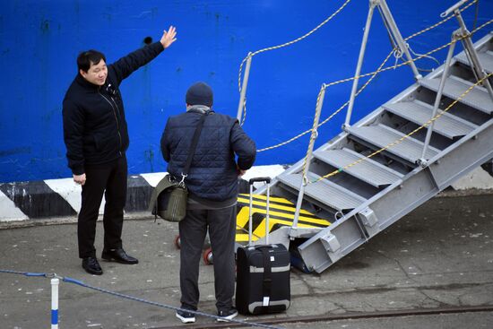 Russia South Korea Ferry Service