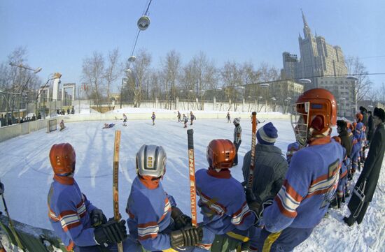 Local children's hockey team