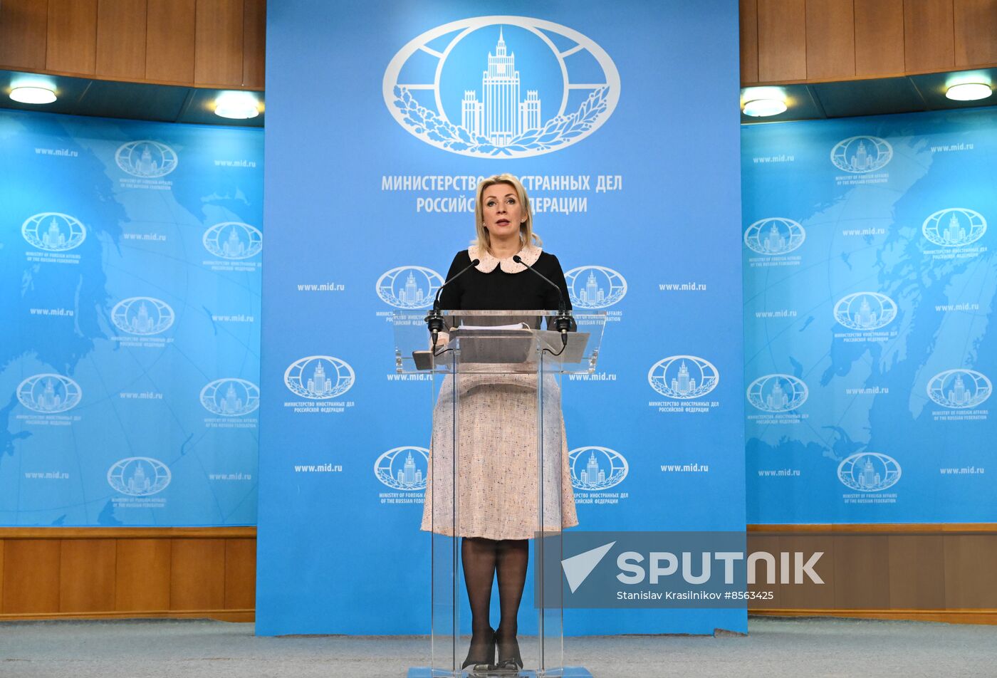 Russia Zakharova Briefing