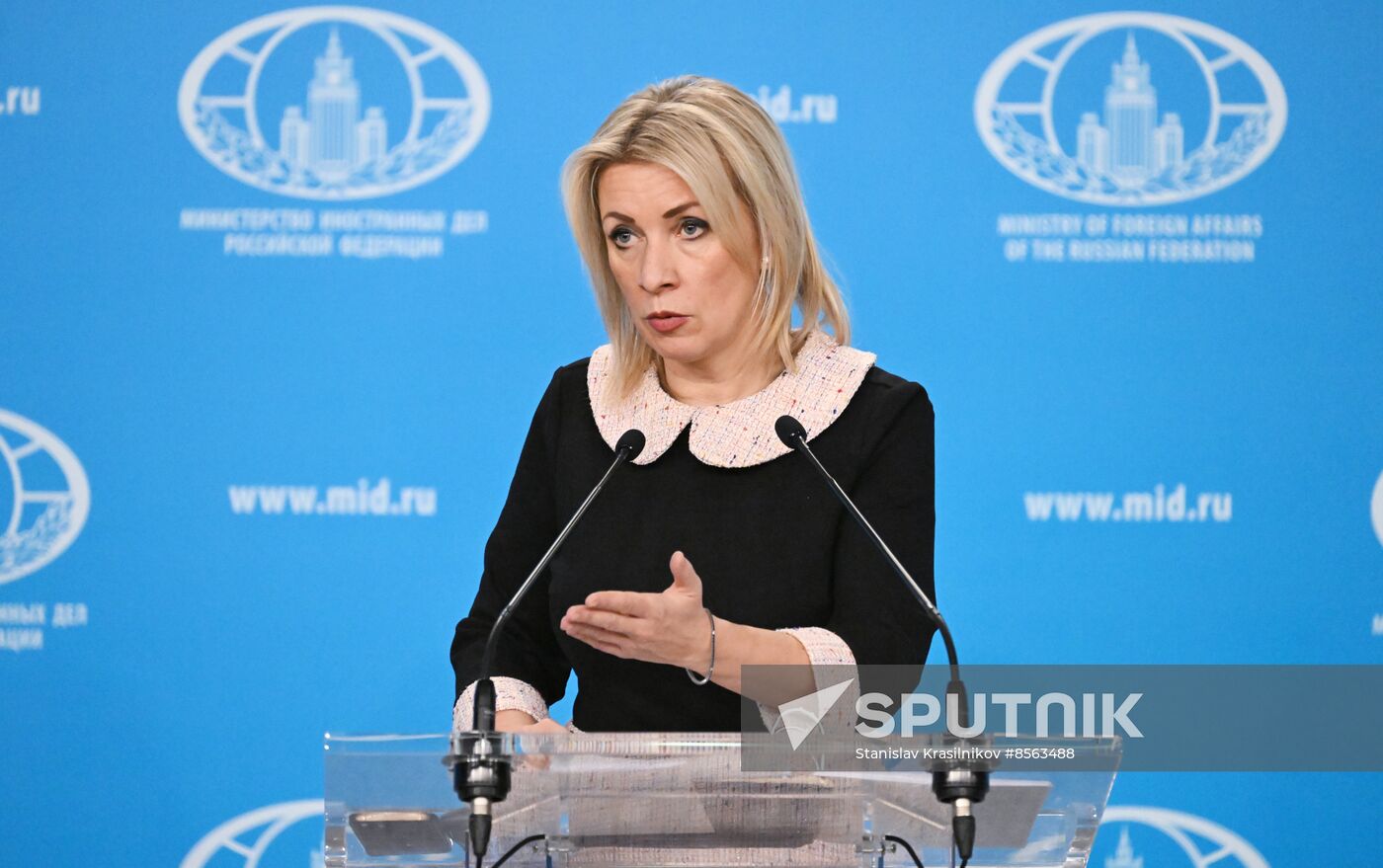 Russia Zakharova Briefing