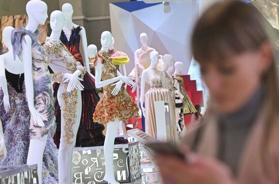 RUSSIA EXPO. Opening of fashion runway zone, Russia's Fashion Brands: Evolution of Russian Style