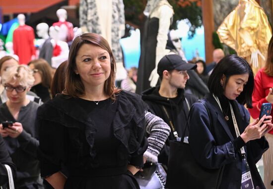 RUSSIA EXPO. Opening of fashion runway zone, Russia's Fashion Brands: Evolution of Russian Style