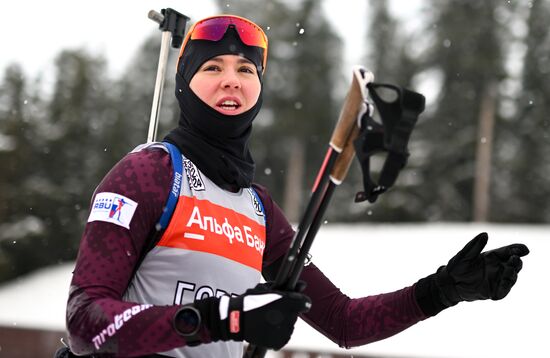 Russia Biathlon Cup Training