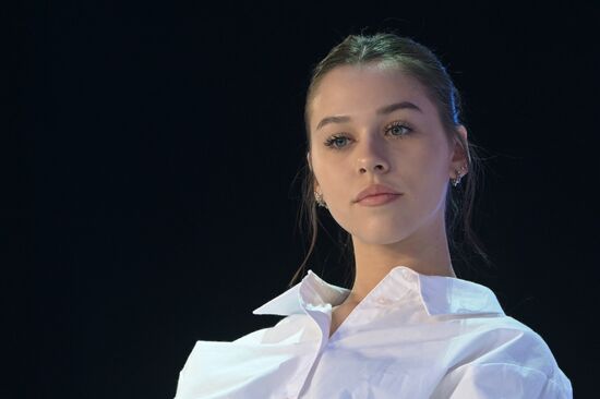 The International RUSSIA EXPO forum and exhibition. Pavilion No. 57 House of Knowledge. Where Technologies Meet. VK Day. Blogger and television show presenter Milana Nekrasova. Location: Russia, Moscow. Author: Alexey Nikolskiy/Sputnik. RUSSIA EXPO. Where Technologies Meet. VK-day