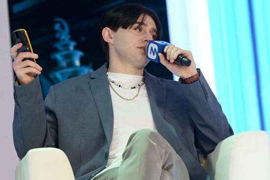 The RUSSIA EXPO International Exhibition and Forum. Pavilion No.57, House of Knowledge. Where Technologies Meet. VK Day. Vasily Didlyakov, Senior Producer at VK Clips. Location: Russia, Moscow. Author: Alexey Nikolskiy/Sputnik. RUSSIA EXPO. Where Technologies Meet. VK-day