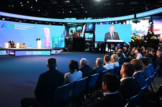 President of Russia Vladimir Putin visited AI Journey Conference