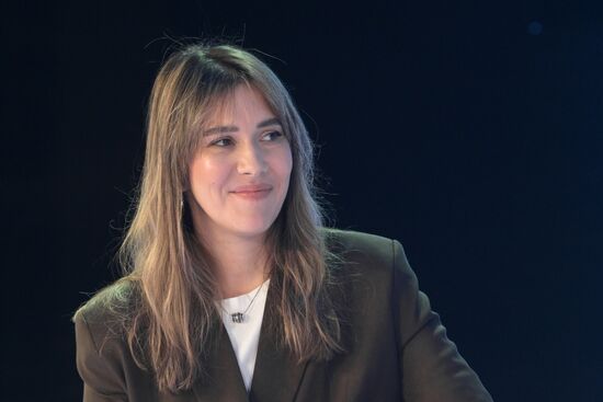 The International RUSSIA EXPO Pavilion 57 House of Knowledge. Where Technologies Meet: VK-day. Anna Stepanova, Deputy Vice-President for VK Educational Projects. Location: Russia, Moscow. Author: Alexey Nikolskiy/Sputnik. RUSSIA EXPO. Where Technologies Meet. VK-day