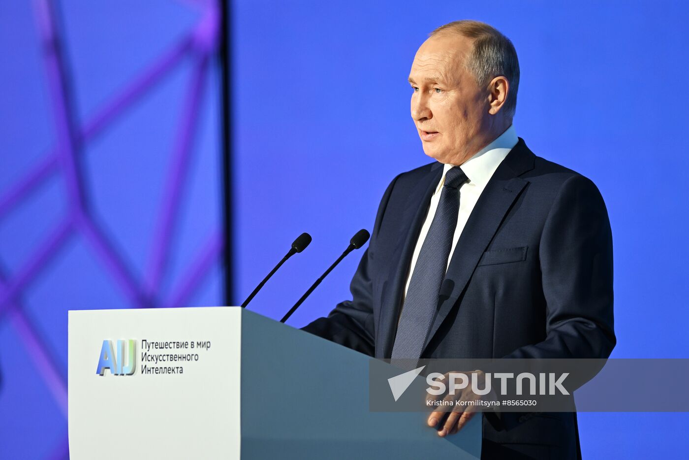 President of Russia Vladimir Putin visited AI Journey Conference